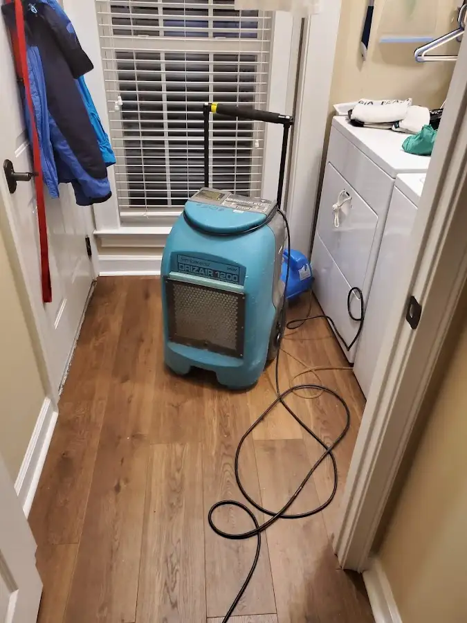 Commercial dehumidifier deployed for Flood Damage Cleanup in Chisago City
