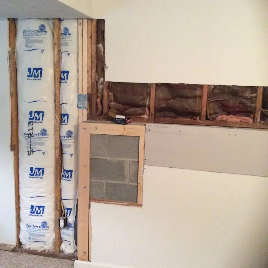 Wall insulation replacement during Structural Drying in Chisago City
